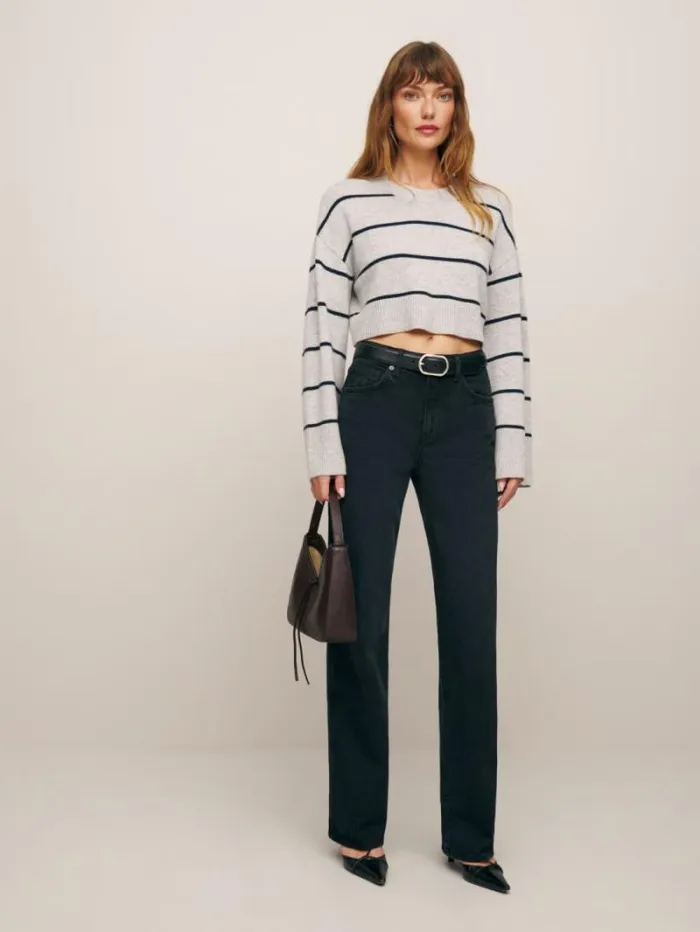 The Reformation Val 90s Mid Rise Straight Jeans Vana 8211 Clothing
