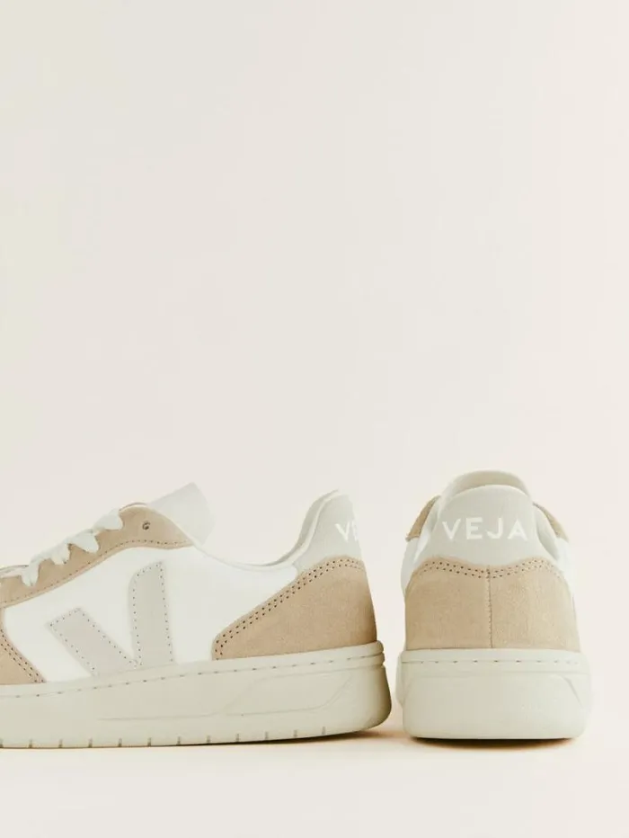 The Reformation Veja V10 Leather Sneaker Extra White Natural Sahara 8211 Shoes
