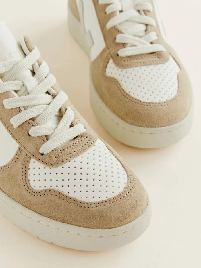The Reformation Veja V10 Leather Sneaker Extra White Natural Sahara 8211 Shoes