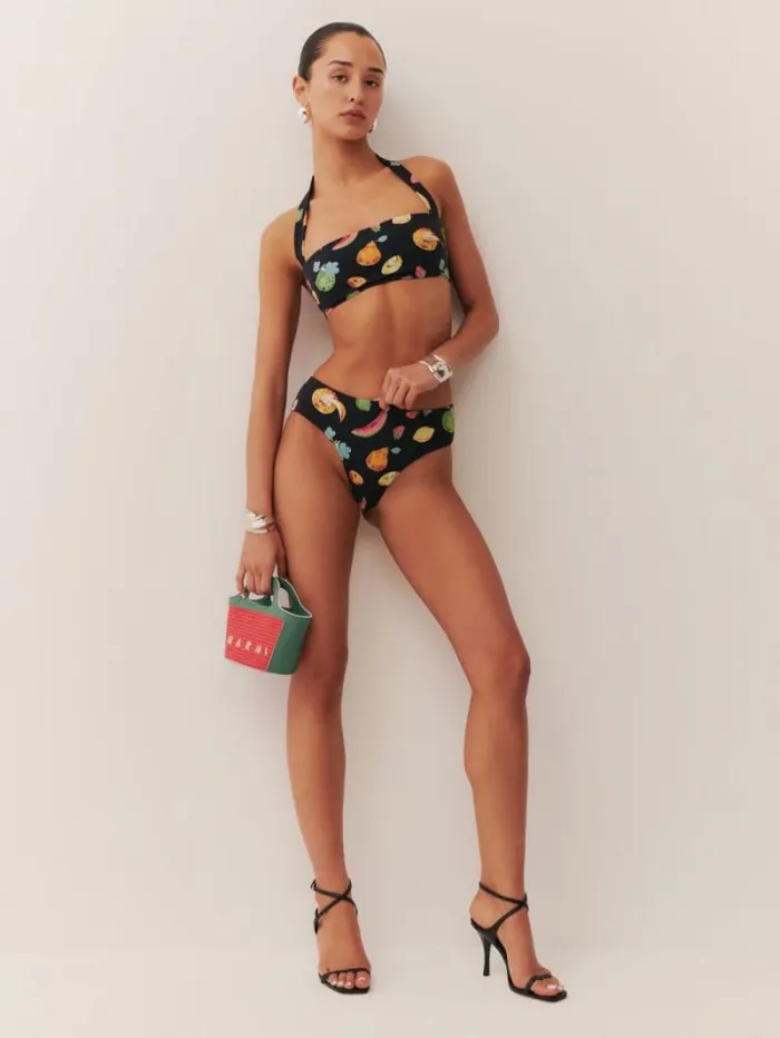 The Reformation Verne Bikini Top Juicy 8211 Clothing