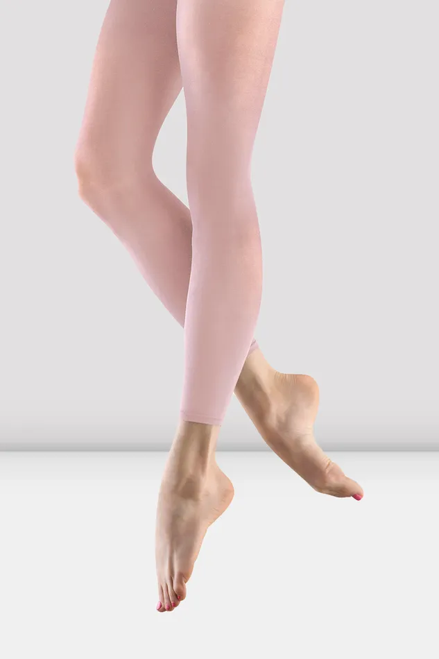 Tights Bloch Accessories Ladies Endura Rehearsal Capri Tights Pink