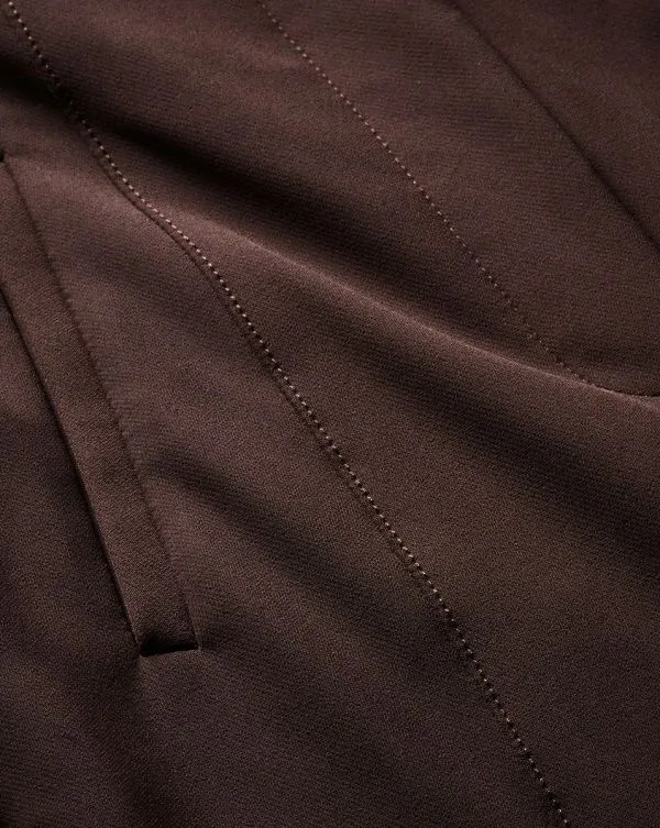 Tindaya Scuba Pant Dark Chocolate Women Veronica Beard Pants Tindaya Scuba Pant Dark Chocolate Women Veronica Beard Pants