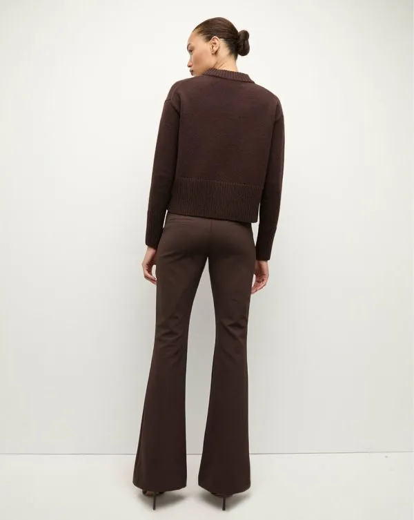 Tindaya Scuba Pant Dark Chocolate Women Veronica Beard Pants Tindaya Scuba Pant Dark Chocolate Women Veronica Beard Pants
