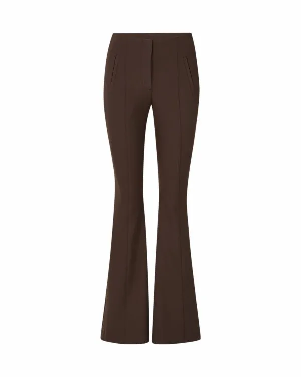 Tindaya Scuba Pant Dark Chocolate Women Veronica Beard Pants Tindaya Scuba Pant Dark Chocolate Women Veronica Beard Pants