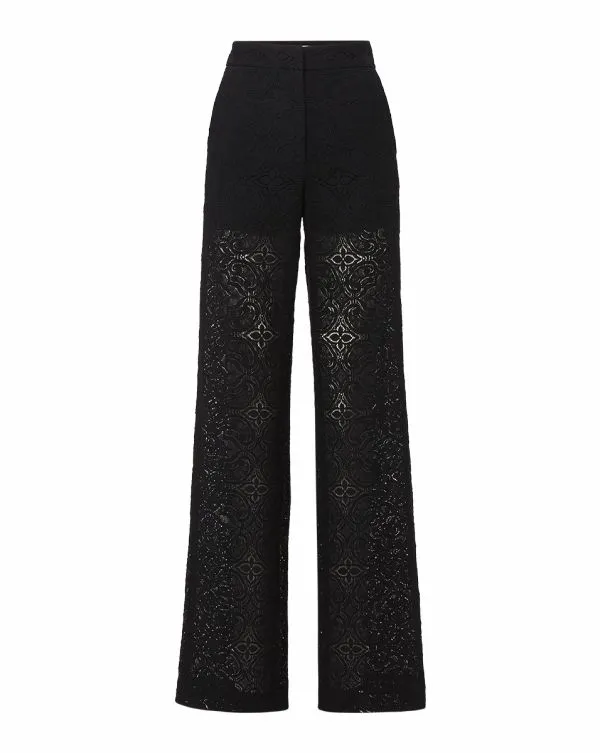 Tonelli Lace Pant Black Women Veronica Beard Pants Tonelli Lace Pant Black Women Veronica Beard Pants
