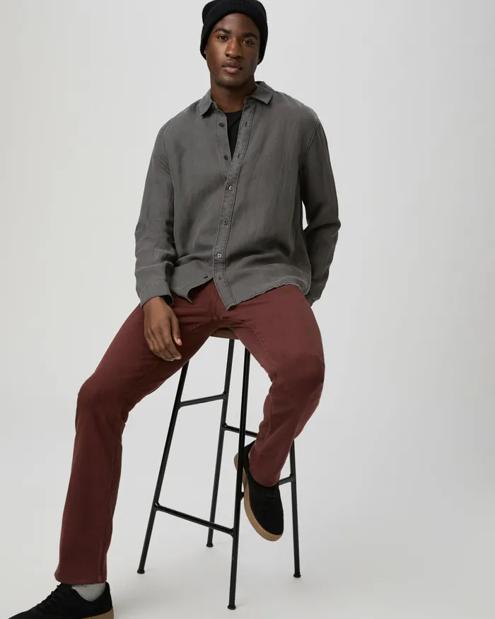 Transcend Federal Slim Straight Jean 8211 Caffeine Transcend Denim PAIGE Men