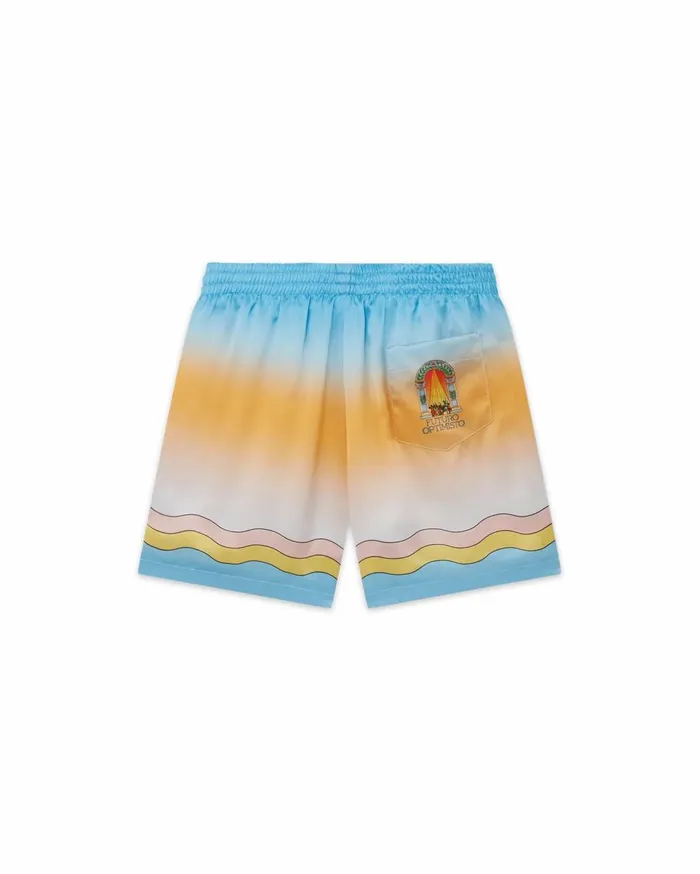 Trousers and Shorts Women Casablanca Paris La Danse Silk Shorts Trousers and Shorts Women Casablanca Paris La Danse Silk Shorts