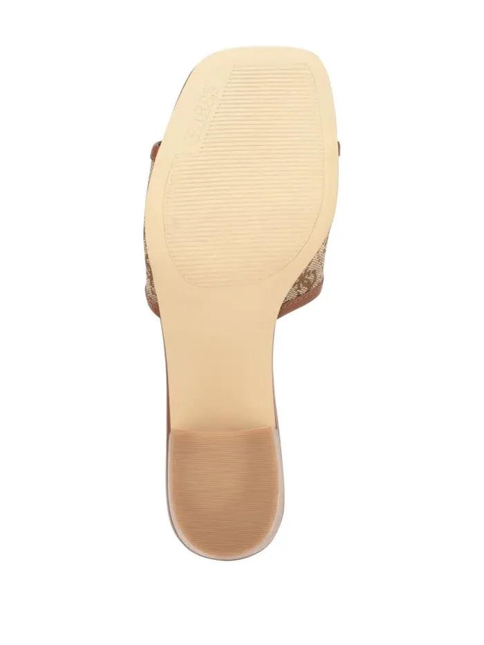 Ulliye Heeled Sandals Medium Brown Women Sandals GUESS