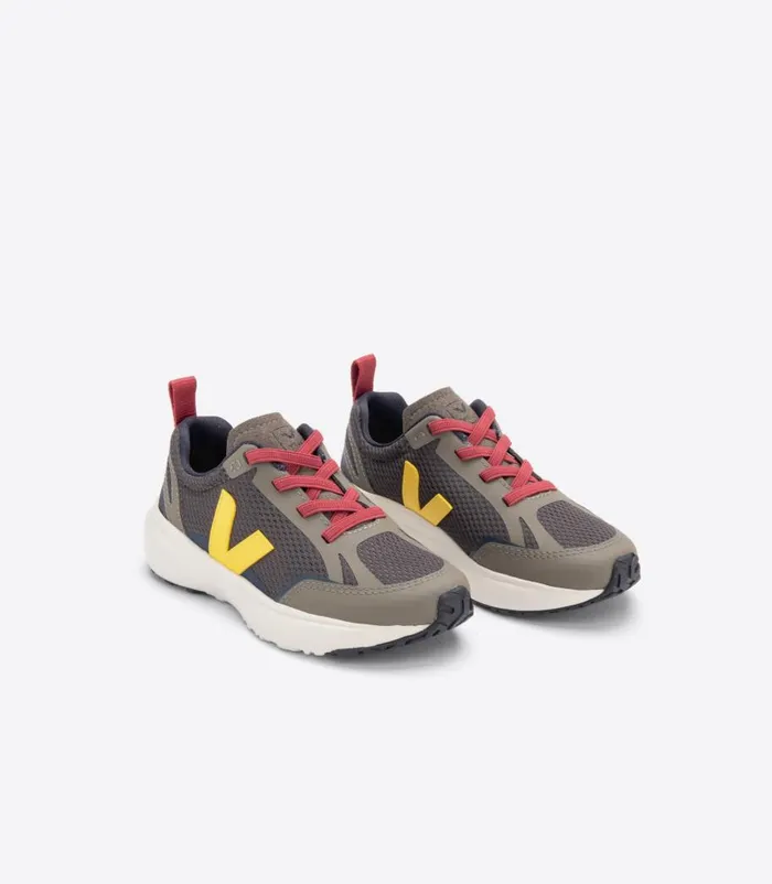 VEJA CANARY ELASTIC LACES ALVEOMESH GRAFITE TONIC Kids Canary