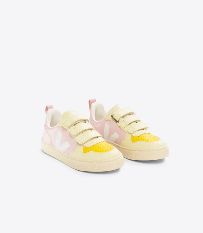 VEJA V10 CHROMEFREE LEATHER TAO PETALE Kids V10