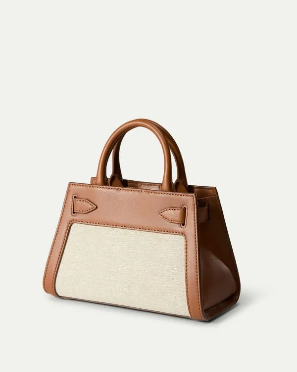 Veronica Beard Canvas Dash Bag Natural Linenandhazelwood Women Veronica Beard Handbags Veronica Beard Canvas Dash Bag Natural Linenandhazelwood Women Veronica Beard Handbags