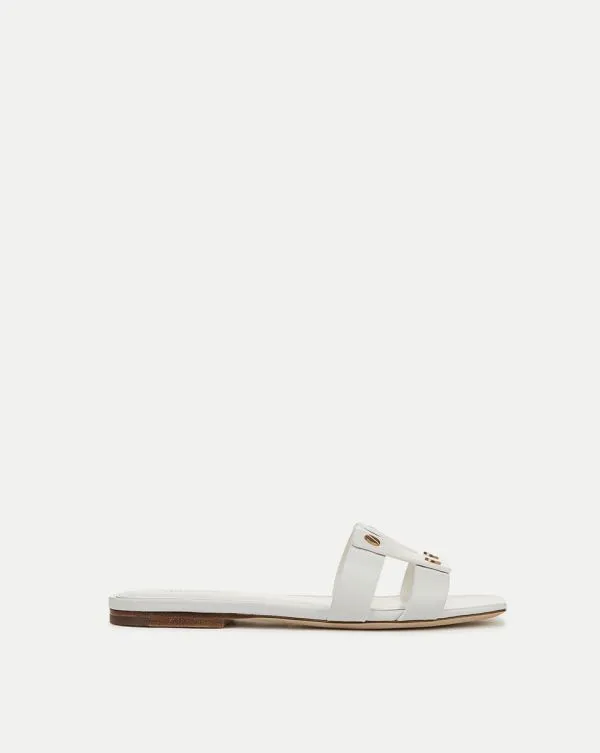 Via Slide Sandal Coconut Women Veronica Beard Shoes