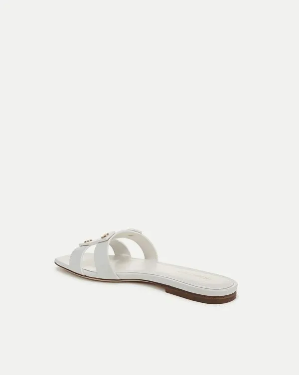 Via Slide Sandal Coconut Women Veronica Beard Shoes