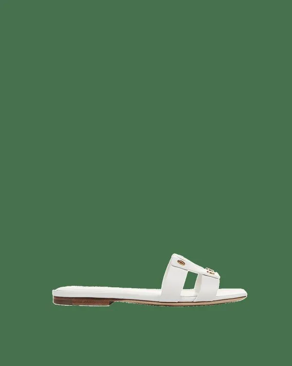 Via Slide Sandal Coconut Women Veronica Beard Shoes