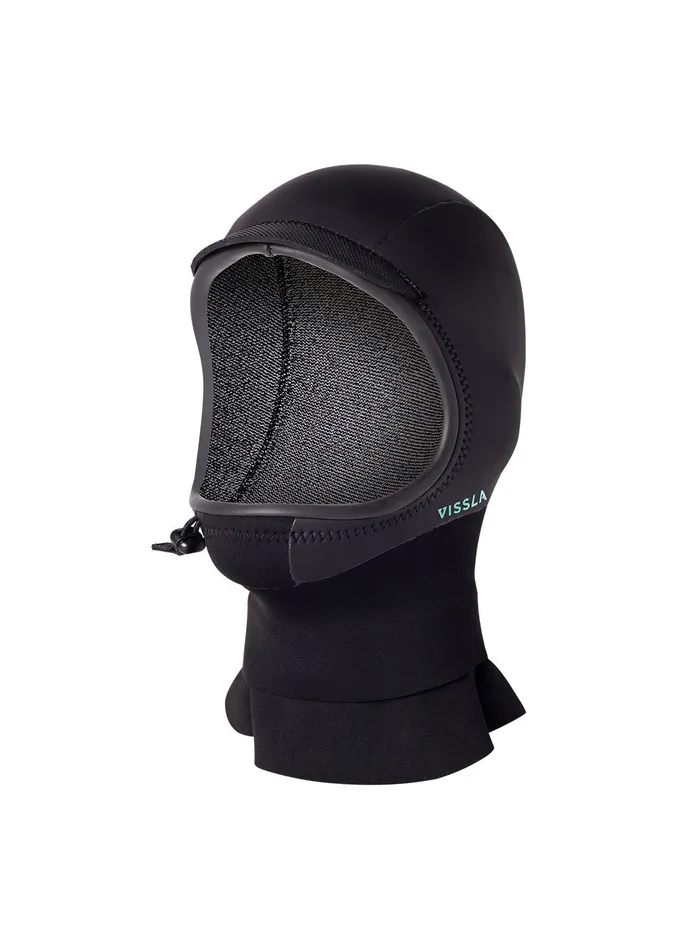 Vissla North Seas 3MM Wetsuit Hood Black 2 Men North Seas Wetsuits