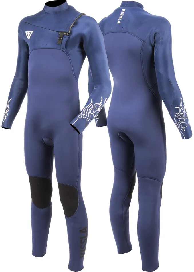Vissla Wetsuits Youth High Seas Boys Fire 32 Full Chest Zip Wetsuit DEEP ROYAL Vissla Wetsuits Youth High Seas Boys Fire 32 Full Chest Zip Wetsuit DEEP ROYAL