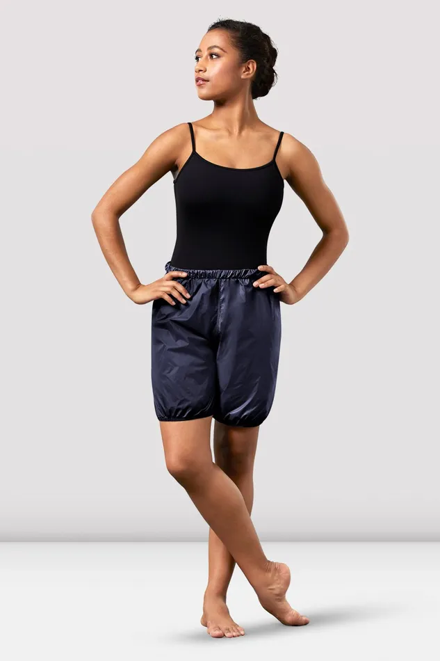 Warmups Ladies Ripstop Shorts Navy 8211 Bloch Adult