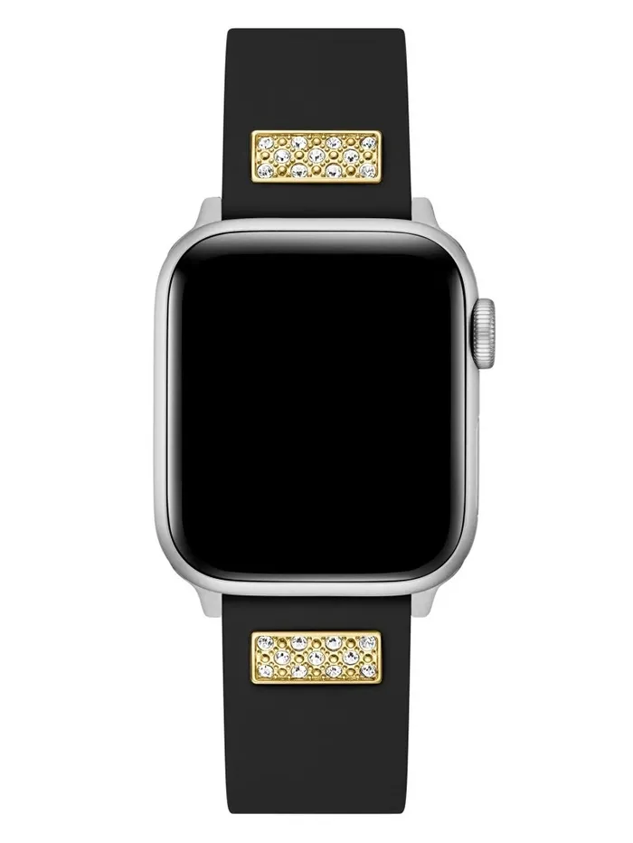 Watches GUESS Women Rhinestone Black Silicone 3840 mm Band for Apple Watch Black Snakeskin Watches GUESS Women Rhinestone Black Silicone 3840 mm Band for Apple Watch Black Snakeskin
