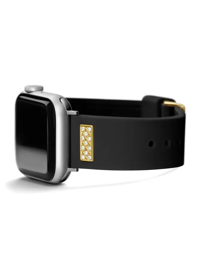 Watches GUESS Women Rhinestone Black Silicone 3840 mm Band for Apple Watch Black Snakeskin Watches GUESS Women Rhinestone Black Silicone 3840 mm Band for Apple Watch Black Snakeskin
