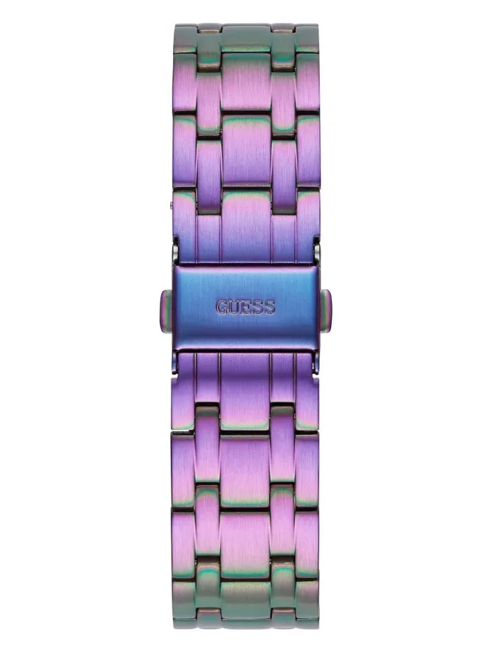 Watches Iridescent and Crystal Multifunction Watch Iridescent GUESS Women Watches Iridescent and Crystal Multifunction Watch Iridescent GUESS Women