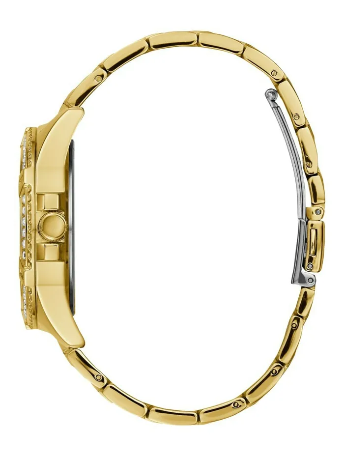 Watches Rhinestone GoldTone Multifunction Watch Gold 8211 GUESS Women Watches Rhinestone GoldTone Multifunction Watch Gold 8211 GUESS Women