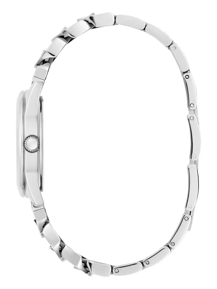 Watches SilverTone Analog Watch Silver GUESS Women