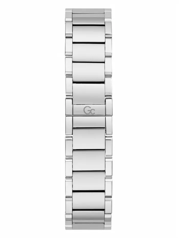Watches Women Gc SilverTone and Light Blue Crystal Analog Dial Silver GUESS Watches Women Gc SilverTone and Light Blue Crystal Analog Dial Silver GUESS