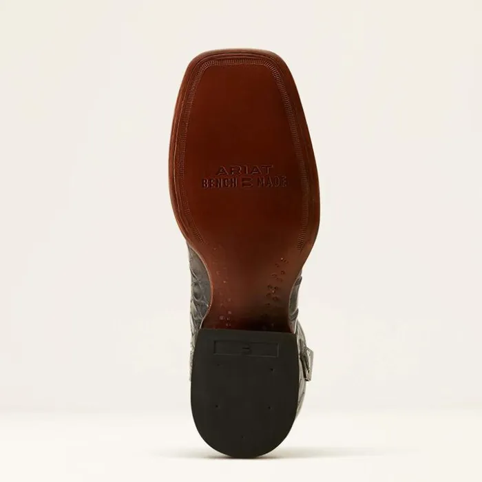 Western Boots Men Ariat Bench Made Bassett Western Boot Black American Alligator