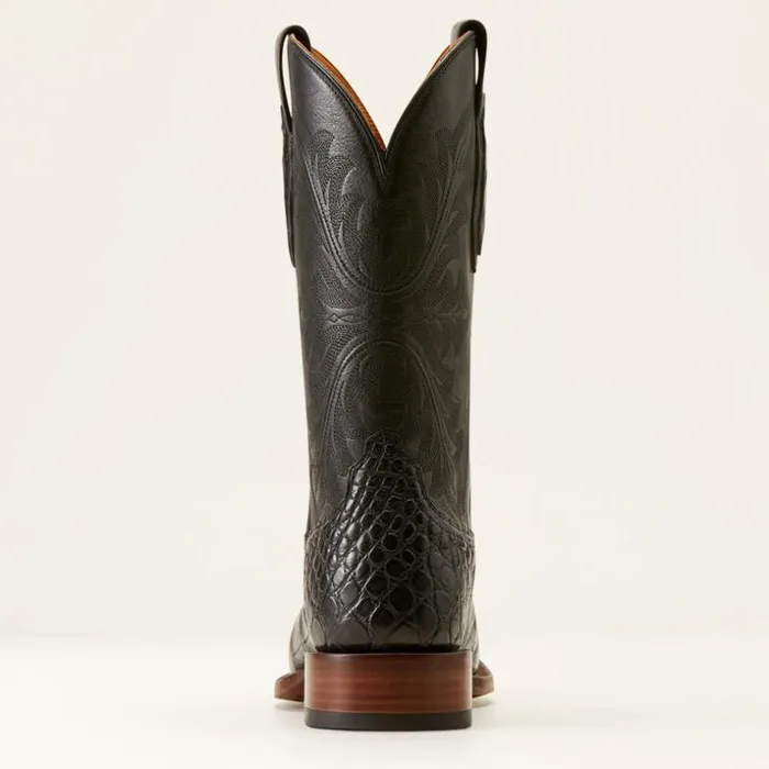Western Boots Men Ariat Bench Made Bassett Western Boot Black American Alligator
