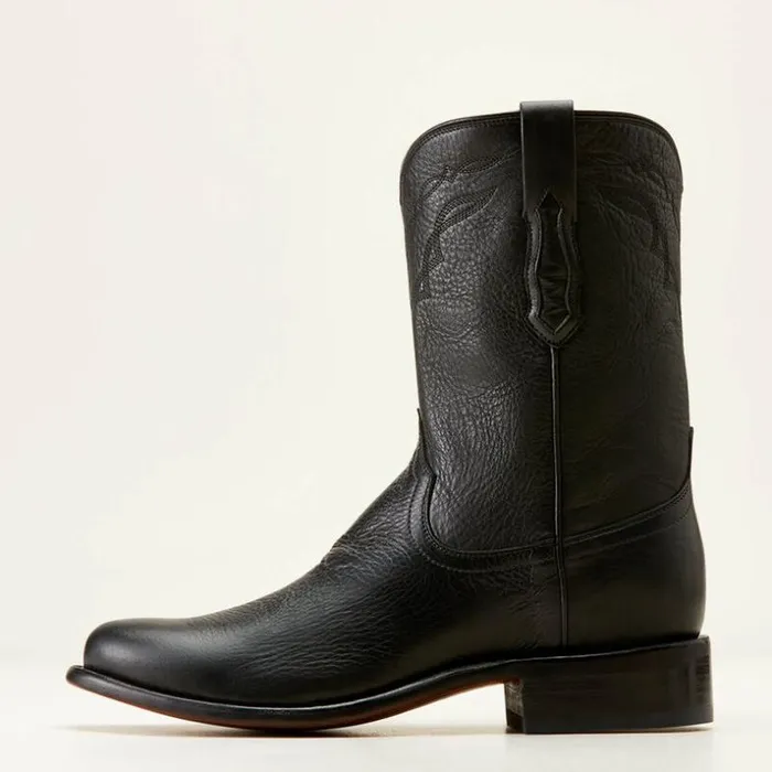 Western Boots Men Ariat Bench Made Clanton Western Boot Cool Black Bison