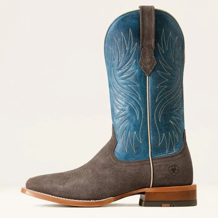 Western Boots Men Ariat Circuit Rockridge Western Boot Smokey Roughout