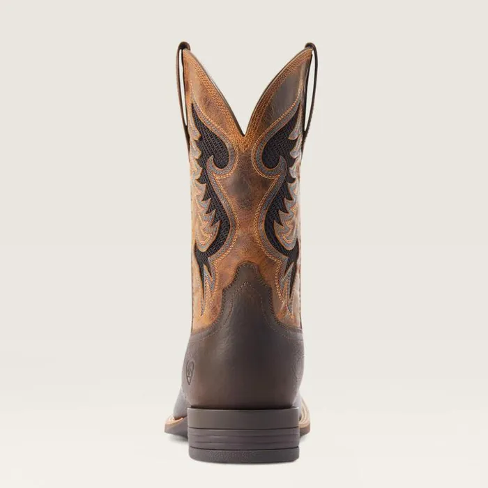 Western Boots Men Ariat Cowpuncher VentTEK Cowboy Boot Dark Brown