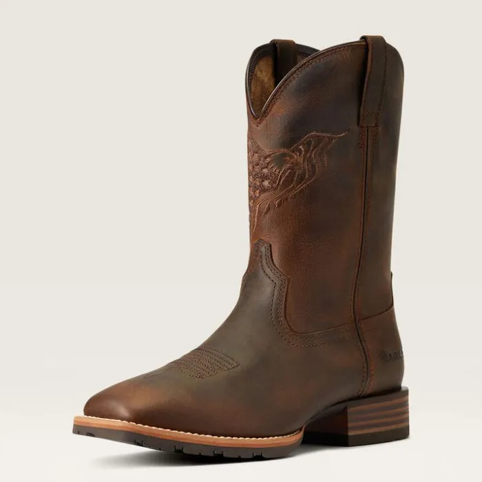 Western Boots Men Ariat Hybrid Fly High Western Boot Distressed Brown