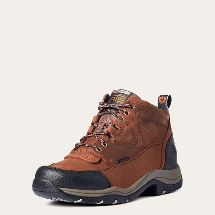 Western Boots Men Ariat Terrain Waterproof Boot Copper