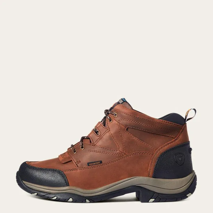 Western Boots Men Ariat Terrain Waterproof Boot Copper
