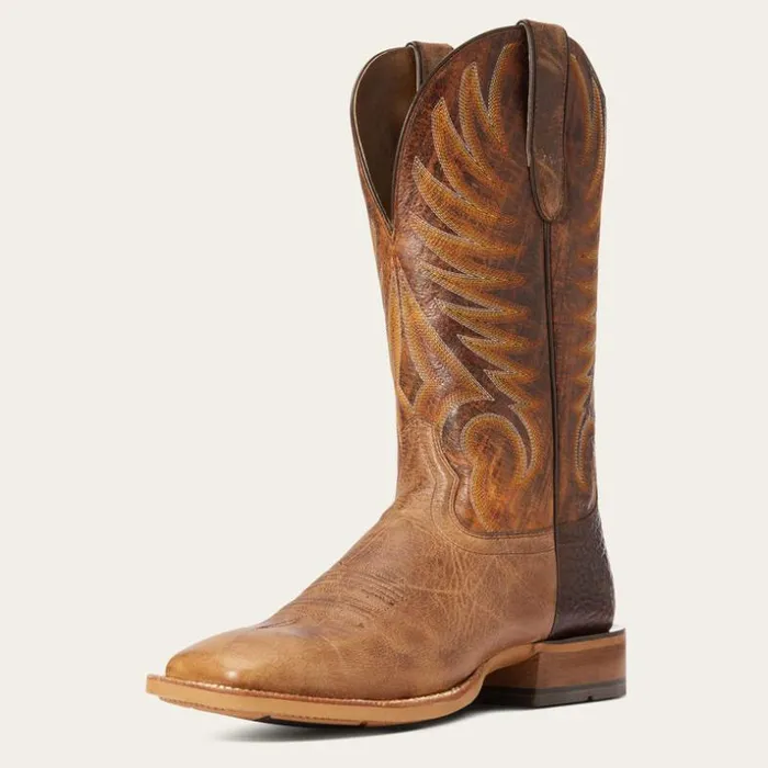 Western Boots Men Ariat Toledo Western Boot Natural Crunch