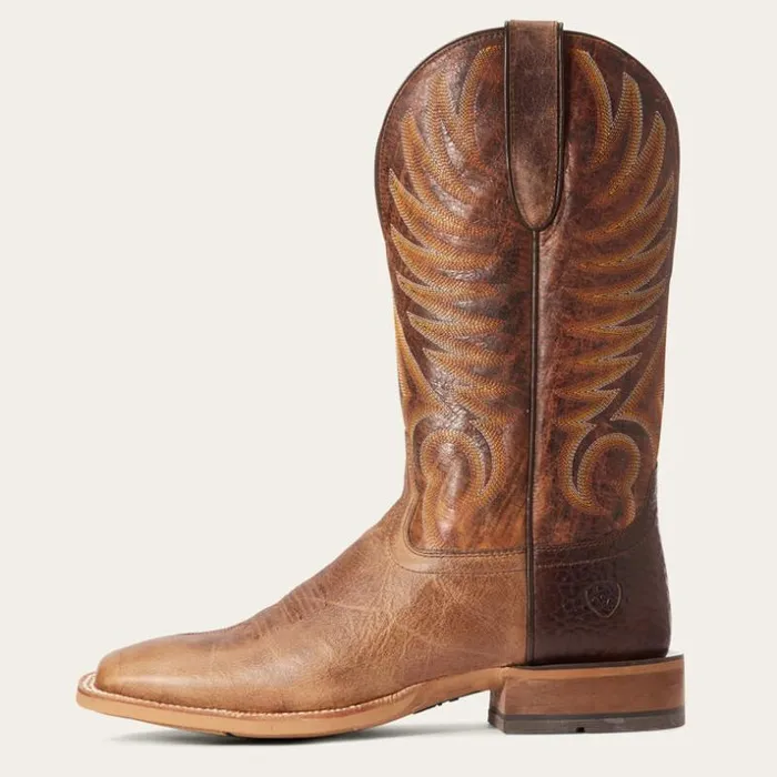 Western Boots Men Ariat Toledo Western Boot Natural Crunch