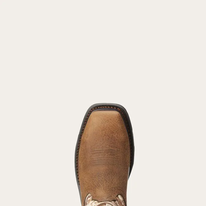 Western Boots Men Ariat WorkHog Patriot Work Boot Earth Western Boots Men Ariat WorkHog Patriot Work Boot Earth