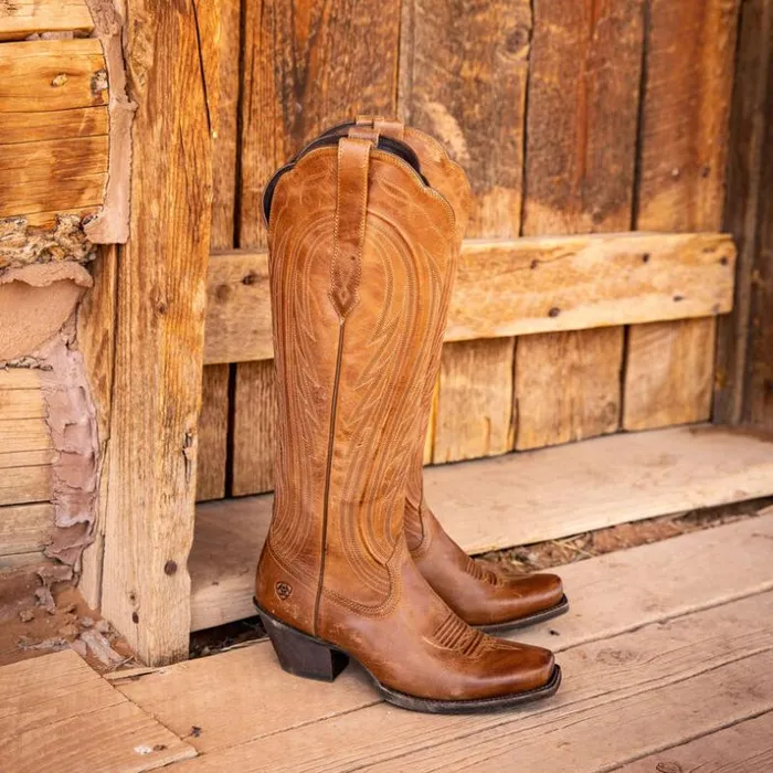 Western Boots Women Ariat Abilene Western Boot Light Tan