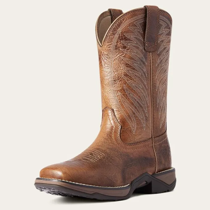 Western Boots Women Ariat Anthem 20 Western Boot Crackled Cottage
