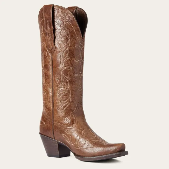 Western Boots Women Ariat Heritage D Toe StretchFit Western Boot Dark Tan Western Boots Women Ariat Heritage D Toe StretchFit Western Boot Dark Tan