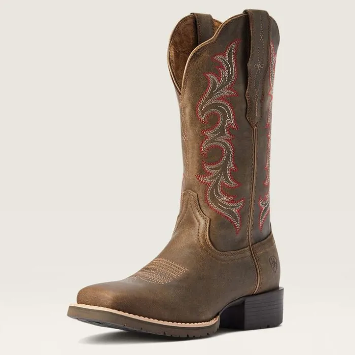 Western Boots Women Ariat Hybrid Rancher StretchFit Western Boot Pebble