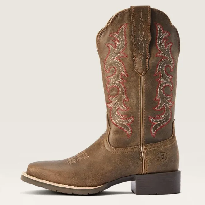 Western Boots Women Ariat Hybrid Rancher StretchFit Western Boot Pebble Western Boots Women Ariat Hybrid Rancher StretchFit Western Boot Pebble
