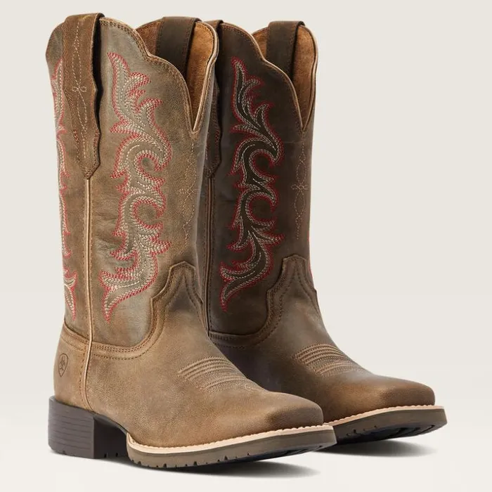 Western Boots Women Ariat Hybrid Rancher StretchFit Western Boot Pebble Western Boots Women Ariat Hybrid Rancher StretchFit Western Boot Pebble