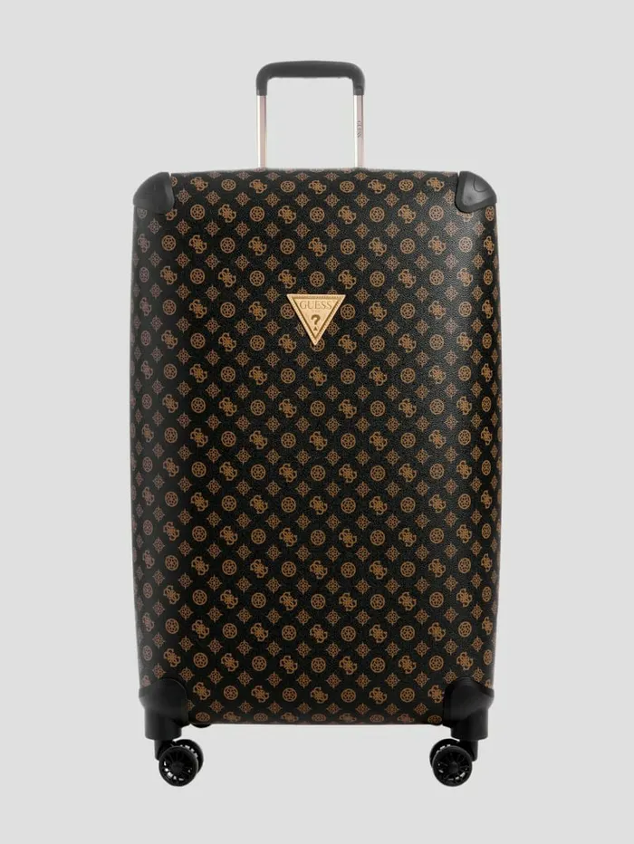 Wilder Peony 288243 8Wheel Suitcase Brown WomenMen Handbags GUESS
