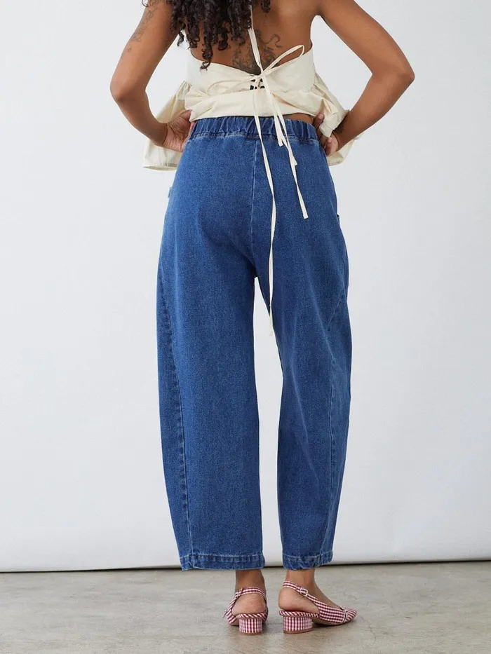 Women Arc Pants Blue Denim Lisa Says Gah Pants