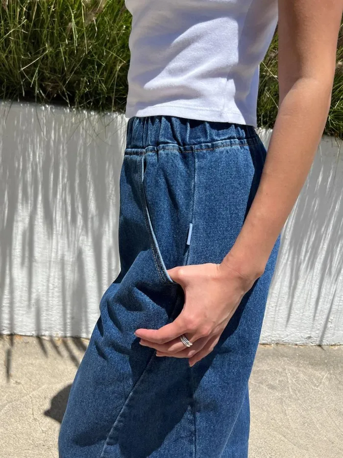 Women Arc Pants Blue Denim Lisa Says Gah Pants