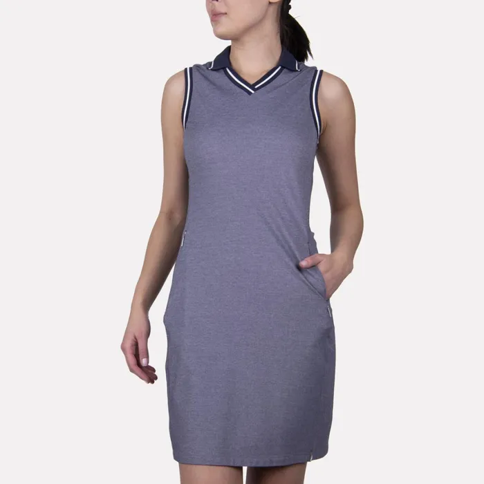 Women Bailey VNeck Dress Atlanta Blue KJUS Dresses