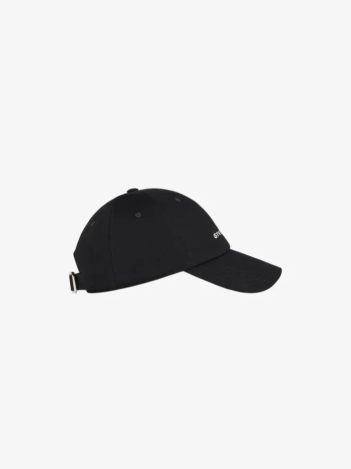 Women Beanies and Caps Givenchy GIVENCHY Embroidered Cap In Twill Black Women Beanies and Caps Givenchy GIVENCHY Embroidered Cap In Twill Black