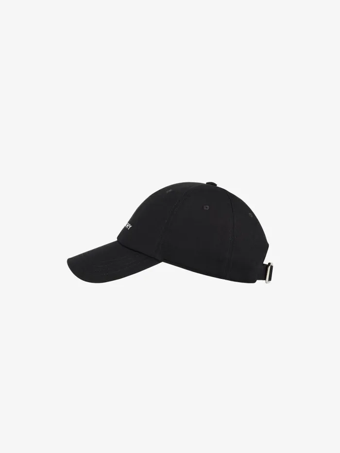Women Beanies and Caps Givenchy GIVENCHY Embroidered Cap In Twill Black Women Beanies and Caps Givenchy GIVENCHY Embroidered Cap In Twill Black